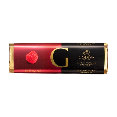 GODIVA CHOCOLATE BAR - RASPBERRY